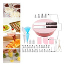 Kit Decoración de Tortas 62 Piezas — Giratoria + Boquillas + Mangas