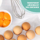 Cajas de Huevos Transparentes x60 — Capacidad 12 Huevos c/u