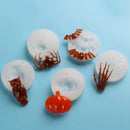 5 Moldes Silicona Halloween | Calabaza, Murciélago, Araña y Hueso