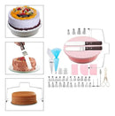 Kit Decoración de Tortas 62 Piezas — Giratoria + Boquillas + Mangas