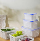 Set X3 Organizadores Herméticos Para Heladera Y Cocina