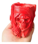 Molde Silicona Calavera 3D | 9.5x11cm para Velas, Jabón o Resina