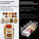 Especiero Organizador Cocina 4 Compartimentos Con Cucharas