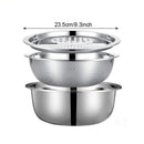 Juego Cocina 3 Piezas Acero Inoxidable | Con Molinillo y Utensilios