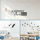 Vinilo Decorativo Frase Inspiradora para Pared — Medida a Elección