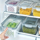 Set X3 Organizadores Herméticos Para Heladera Y Cocina