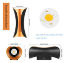 Lámpara de Pared Exterior LED 20W Moderna c/Luz Arriba y Abajo (x2)
