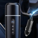 Hervidor Eléctrico Portátil de Viaje 500ml 12V/24V para Auto con Pantalla LCD