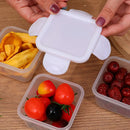 Recipientes Herméticos para Salsas x5 — 150ml Transparentes PP5