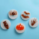 5 Moldes Silicona Halloween | Calabaza, Murciélago, Araña y Hueso