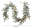 Guirnalda Pino Artificial Flexible 180cm — Decoración Navidad Verde