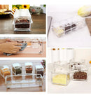 Especiero Organizador Cocina 4 Compartimentos Con Cucharas