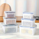 Set X3 Organizadores Herméticos Para Heladera Y Cocina