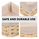 Set 3 Cestas Yute Natural | Organizador para Baño, Cocina y Sala