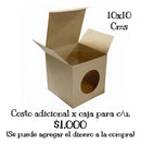 Pack 10 Macetitas Cerámica 7x7cm con Suculenta | Efecto Marmolado