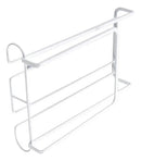 Porta Copas para Gabinete Hierro Blanco — 27,5cm Armado y Listo