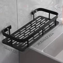 Estante Organizador Baño Acero Titanio Adhesivo Sin Taladro