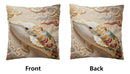 Set x2 Fundas de Almohada Felpa Corta Suave 45x45cm con Cierre Invisible