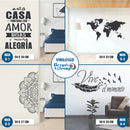 Vinilo Decorativo Frase Inspiradora para Pared — Medida a Elección