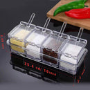 Especiero Organizador Cocina 4 Compartimentos Con Cucharas