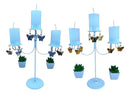 10 Centros De Mesa Candelabro Mariposa Colgante Porta Vela