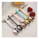 Spork Acero Inoxidable x4 — Cuchara + Tenedor 2 en 1 para Helado