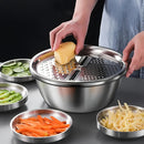 Juego Cocina 3 Piezas Acero Inoxidable | Con Molinillo y Utensilios