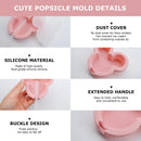 Moldes Silicona Mickey Mouse | 4 Unidades para Helados y Cakesicles