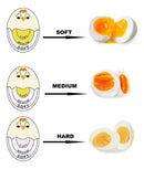 Temporizador de Huevos x2 — Indicador de Cocción Soft / Medio / Duro