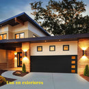 Lámpara de Pared Exterior LED 20W Moderna c/Luz Arriba y Abajo (x2)