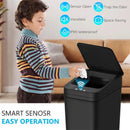 Tacho de Basura Inteligente con Sensor Automático 12L Sin Contacto