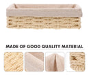 Set 3 Cestas Yute Natural | Organizador para Baño, Cocina y Sala