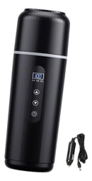 Hervidor Eléctrico Portátil de Viaje 500ml 12V/24V para Auto con Pantalla LCD