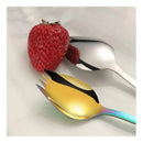 Spork Acero Inoxidable x4 — Cuchara + Tenedor 2 en 1 para Helado