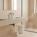 Set Organizador De Baño 5 Piezas Dispenser Cesto Y Accesorios