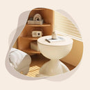 Mesa de Noche Flotante 41cm | Liviana y Moderna para Dormitorio