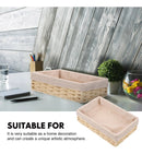 Set 3 Cestas Yute Natural | Organizador para Baño, Cocina y Sala