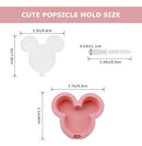 Moldes Silicona Mickey Mouse | 4 Unidades para Helados y Cakesicles
