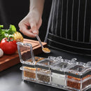 Especiero Organizador Cocina 4 Compartimentos Con Cucharas