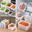 Set X3 Organizadores Herméticos Para Heladera Y Cocina