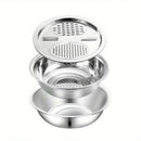 Juego Cocina 3 Piezas Acero Inoxidable | Con Molinillo y Utensilios