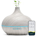 Difusor Humidificador Ultrasónico 500ml con Luces LED y Control Remoto