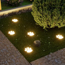 Luz Solar Huellitas Perro/Gato | Impermeable para Jardín y Camino