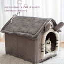 Casa Plegable para Mascotas | Cueva Lavable para Gatos y Perros Chicos