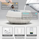 Difusor Humidificador Ultrasónico 500ml con Luces LED y Control Remoto
