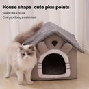 Casa Plegable para Mascotas | Cueva Lavable para Gatos y Perros Chicos
