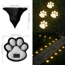 Luz Solar Huellitas Perro/Gato | Impermeable para Jardín y Camino