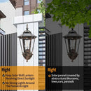 Luz Solar LED de Jardín Retro con Filamento Tungsteno para Caminos