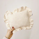 Almohada Bebé Personalizada Estilo Nórdico Con Volantes 28x34