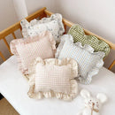 Almohada Bebé Personalizada Estilo Nórdico Con Volantes 28x34